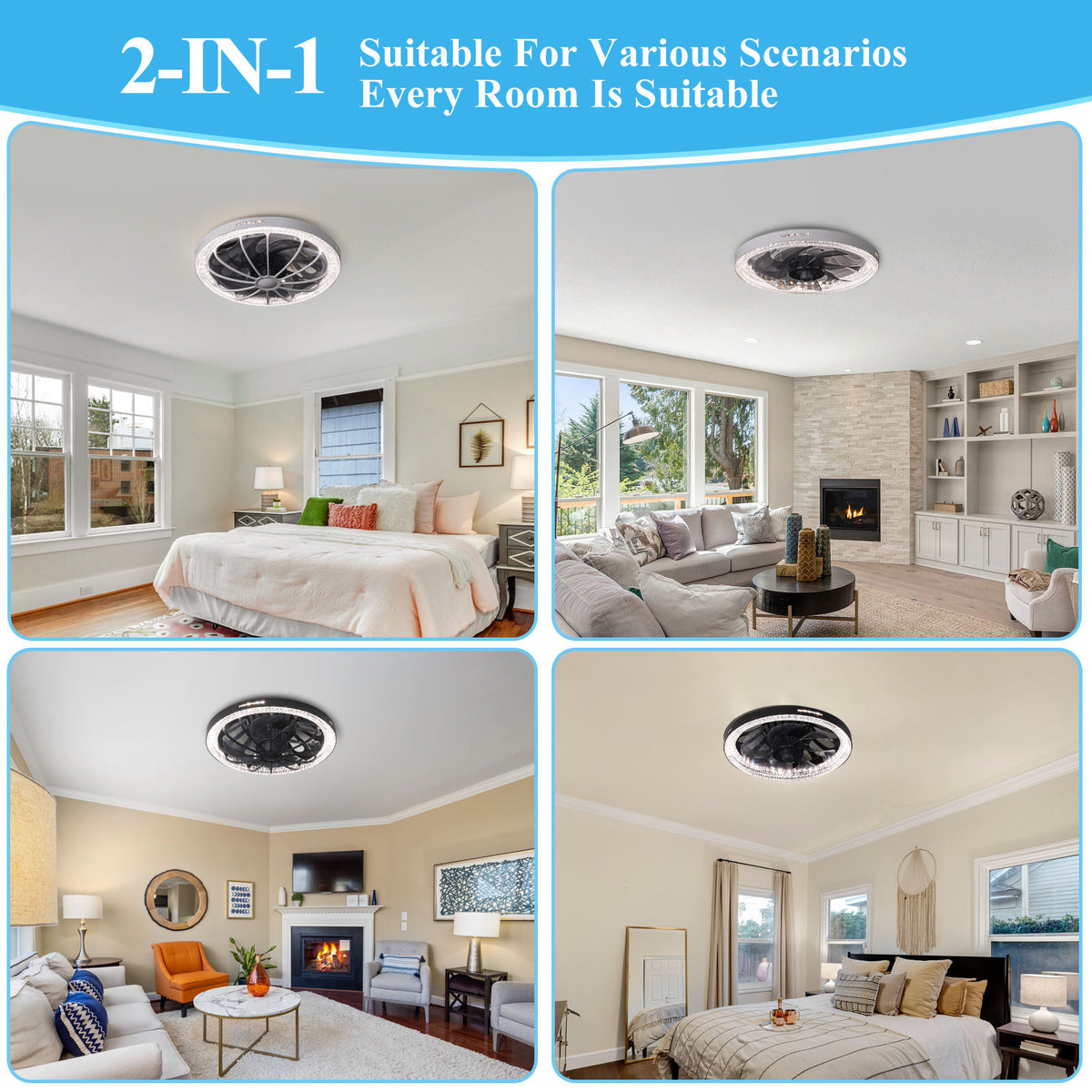 Ceiling Led Fan Light