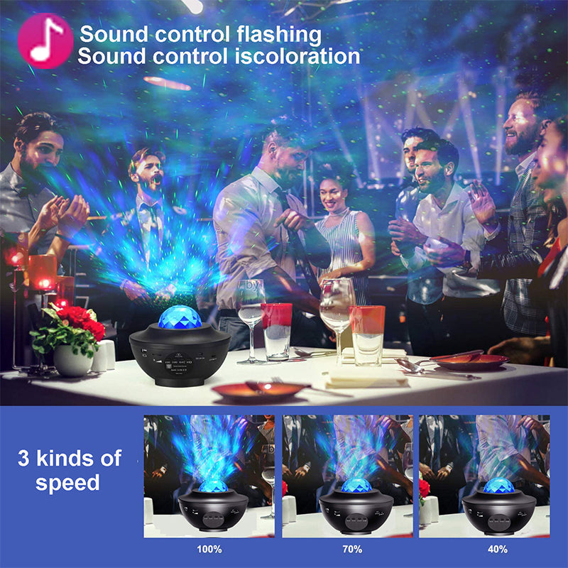 Smart Star Led Night Starry Projector Light Laser Sky Star Projector Bt Music Speaker Projector With Remote Control