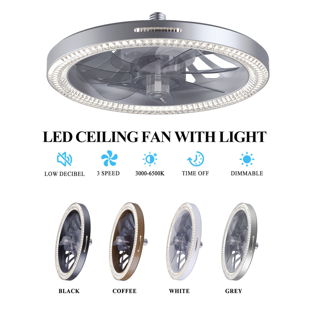 Ceiling Led Fan Light