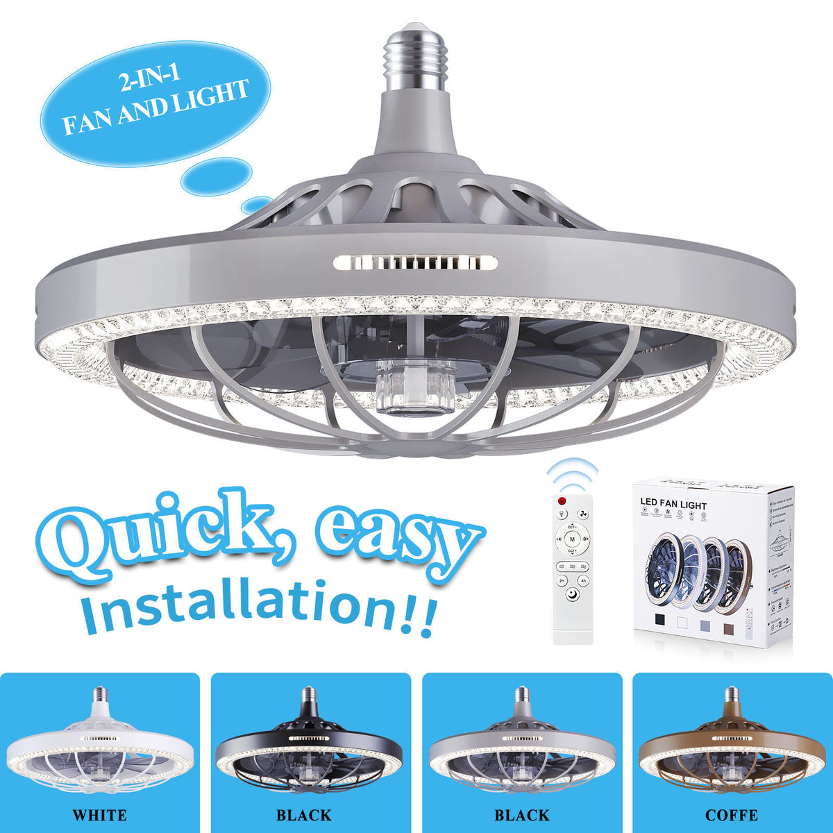 Ceiling Led Fan Light